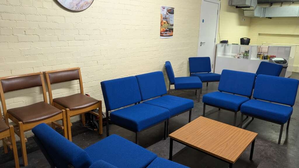 BASEMENT BUDDIES Mens Group at Ilkeston Methodist Church, IMC seating