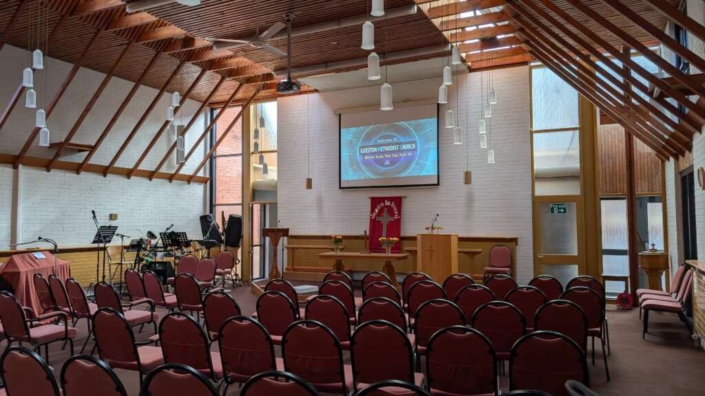 All Age Worship at Ilkeston Methodist Church IMC, Seating Layout