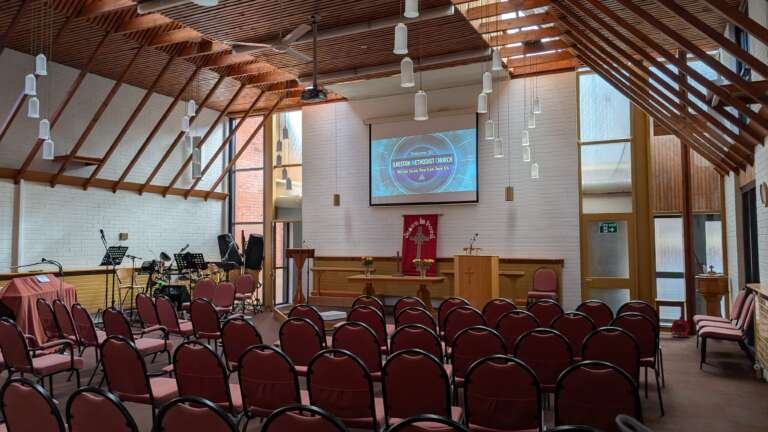 All Age Worship at Ilkeston Methodist Church IMC, Seating Layout